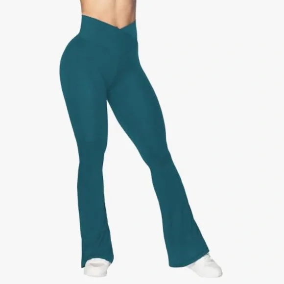 Sunzel Crossover Flare Leggings - Picture 6 of 6
